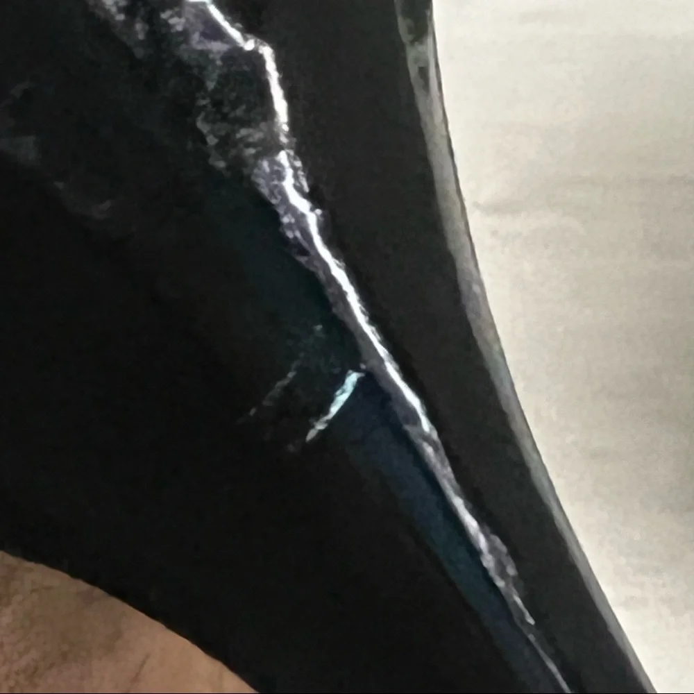 Christian Dior Patent Leather Slingback Pumps SIze 36.5/6.5 - Picture 9 of 16